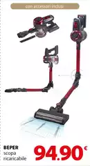Beper - Scopa Ricaricabile Beper - Scopa Ricaricabile