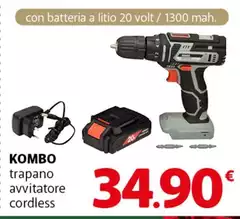 Kombo - Trapano Avvitatore Cordless Kombo - Trapano Avvitatore Cordless