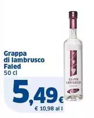 Faled - Grappa Di Lambrusco Faled - Grappa Di Lambrusco
