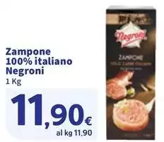 Negroni - Zampone 100% Italiano Negroni - Zampone 100% Italiano
