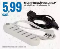 Multipresa/Prolunga Multipresa/Prolunga