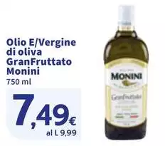 Monini - Olio E/Vergine Di Oliva GranFruttato Monini - Olio E/Vergine Di Oliva GranFruttato