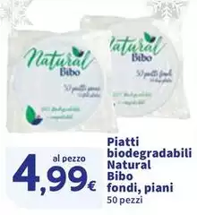 Naturale bio - Piatti Biodegradabili Natural Fondi, Piani Naturale bio - Piatti Biodegradabili Natural Fondi, Piani