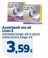 Lines - Assorbenti Con Ali Lines - Assorbenti Con Ali