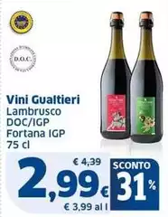 Gualtieri - Lambrusco DOC/ IGP Fortana IGP Gualtieri - Lambrusco DOC/ IGP Fortana IGP