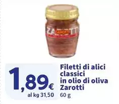 Zarotti - Filetti Di Alici Classici In Olio Di Oliva Zarotti - Filetti Di Alici Classici In Olio Di Oliva