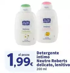 Neutro Roberts - Detergente Intimo Delicato, Lenitivo Neutro Roberts - Detergente Intimo Delicato, Lenitivo