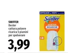 Swiffer - Duster Cattura Polvere Ricarica 5 Piumini Per Spolverare Swiffer - Duster Cattura Polvere Ricarica 5 Piumini Per Spolverare