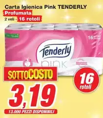 Tenderly - Carta Igienica Pink Tenderly - Carta Igienica Pink