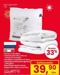 Caleffi - Pumino Microfibra Matrimoniale Caleffi - Pumino Microfibra Matrimoniale