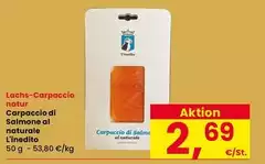 L'inedito - Carpaccio Di Salmone Al Naturale L'inedito - Carpaccio Di Salmone Al Naturale