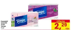 Tempo - Fazzoletti Assortiti Tempo - Fazzoletti Assortiti