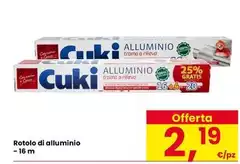 Cuki - Rotolo Di Alluminio Cuki - Rotolo Di Alluminio
