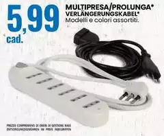 Multipresa/Prolunga Multipresa/Prolunga