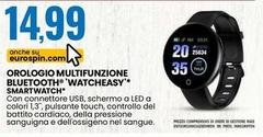 Watcheasy Orologio Multifunzione Bluetooth