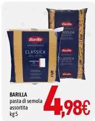 Barilla - Pasta Di Semola Assortita Barilla - Pasta Di Semola Assortita