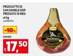San daniele - Prosciutto Di San Daniele DOP Pressato 16 Mesi San daniele - Prosciutto Di San Daniele DOP Pressato 16 Mesi