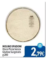 Molino spadoni - Disco Pizza Senza Glutine Surgelato Molino spadoni - Disco Pizza Senza Glutine Surgelato