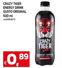 Crazy Tiger - Energy Drink Gusto Original Crazy Tiger - Energy Drink Gusto Original