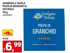 Netto - Sardegna A Tavola Polpa Di Granchio Al Naturale Netto - Sardegna A Tavola Polpa Di Granchio Al Naturale