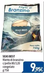 Netto - Filetti Di Branzino C/Pelle 80/120 Congelato Netto - Filetti Di Branzino C/Pelle 80/120 Congelato