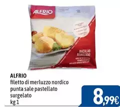 Alfrio - Filetto Di Merluzzo Nordico Punta Sale Pastellato Alfrio - Filetto Di Merluzzo Nordico Punta Sale Pastellato