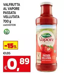 Valfrutta - Al Vapore Passata Vellutata Valfrutta - Al Vapore Passata Vellutata