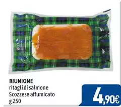Riunione - Ritagli Di Salmone Scozzese Affumicato Riunione - Ritagli Di Salmone Scozzese Affumicato