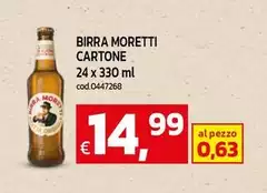 Moretti - Birra Cartone Moretti - Birra Cartone