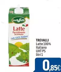 Trevalli - Latte 100% Italiano UHT Ps Trevalli - Latte 100% Italiano UHT Ps