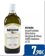 Monini - Granfruttato Olio Extra Vergine Di Oliva 100% Italiano Monini - Granfruttato Olio Extra Vergine Di Oliva 100% Italiano