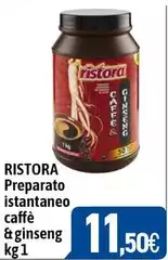 Ristora - Preparato Istantaneo Caffè & Ginseng Ristora - Preparato Istantaneo Caffè & Ginseng