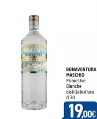 Bonaventura maschio - Prime Uve Bianche Distillato D'uva Bonaventura maschio - Prime Uve Bianche Distillato D'uva