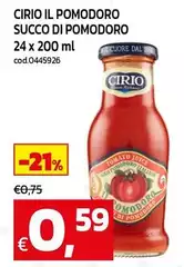 Cirio - Il Pomodoro Succo Di Pomodoro Cirio - Il Pomodoro Succo Di Pomodoro