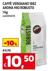 Vergnano - Caffè 1882 Aroma Mio Robusto Vergnano - Caffè 1882 Aroma Mio Robusto