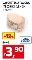 Linea - Vaschetta A Pagoda Linea - Vaschetta A Pagoda