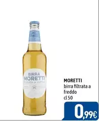 Moretti - Birra Filtrata A Freddo Moretti - Birra Filtrata A Freddo