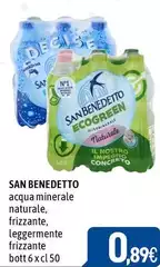 San Benedetto - Acqua Minerale Naturale, Frizzante, Leggermente Frizzante San Benedetto - Acqua Minerale Naturale, Frizzante, Leggermente Frizzante