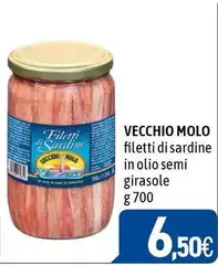 Vecchio molo - Filetti Di Sardine In Olio Semi Girasole Vecchio molo - Filetti Di Sardine In Olio Semi Girasole