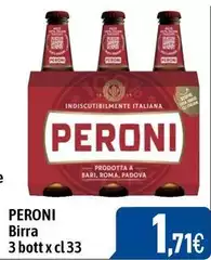 Peroni - Birra 3 Bott X Cl 33 Peroni - Birra 3 Bott X Cl 33