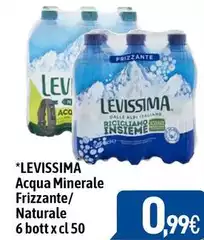Levissima - Acqua Minerale Frizzante/Naturale Levissima - Acqua Minerale Frizzante/Naturale