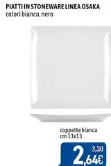 Piatti In Stoneware Linea