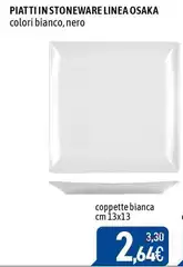 Piatti In Stoneware Linea