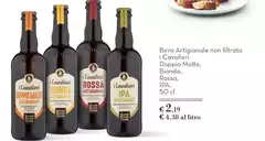 I cavalieri - Birra Artigianale Non Filtrata I cavalieri - Birra Artigianale Non Filtrata