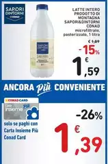 Latte Intero Prodotto Di Montagna Sapori&Dintorni Latte Intero Prodotto Di Montagna Sapori&Dintorni