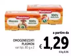Plasmon - Omogeneizzati Plasmon - Omogeneizzati