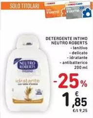 Neutro Roberts - Detergente Intimo Neutro Roberts - Detergente Intimo