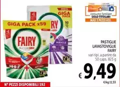 Fairy - Pastiglie Lavastoviglie
