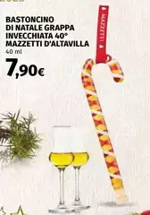 Mazzetti - Bastoncino Di Natale Grappa Invecchiata 40° Mazzetti - Bastoncino Di Natale Grappa Invecchiata 40°