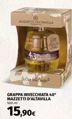 Mazzetti - Grappa Invecchiata 40° Mazzetti - Grappa Invecchiata 40°